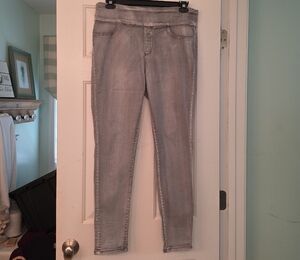 Elegant Gray Women's Jeggings